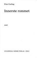 Cover for Innerste rommet