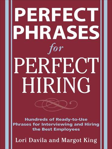 Cover for Perfect Phrases for Perfect Hiring