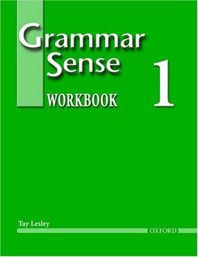 Cover for Grammar Sense 1