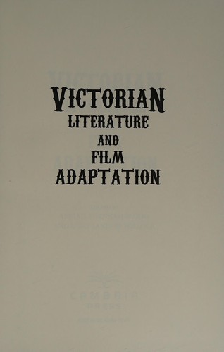 Cover for Victorian literature and film adaptation