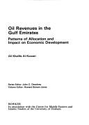 Cover for Oil revenues in the Gulf Emirates