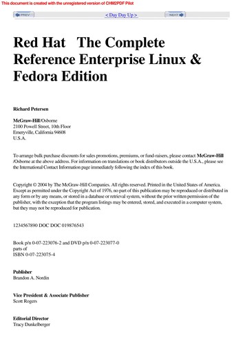 Cover for Red Hat