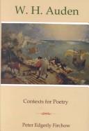 Cover for W.H. Auden