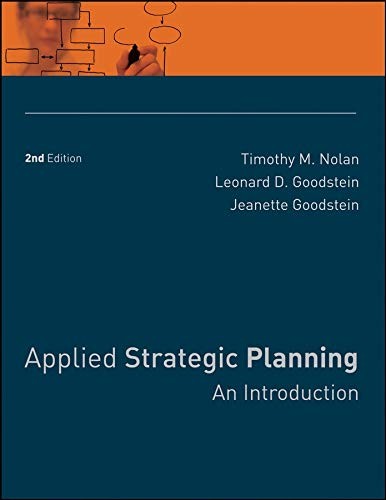 Cover for Applied strategic planning