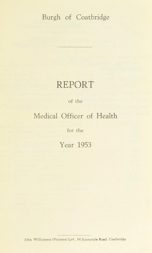 Cover for [Report 1953]