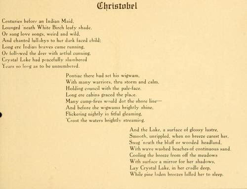 Cover for Christobel