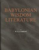 Cover for Babylonian Wisdom Literature
