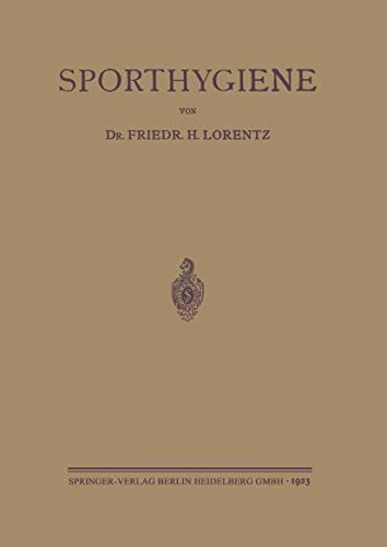 Cover for Sporthygiene