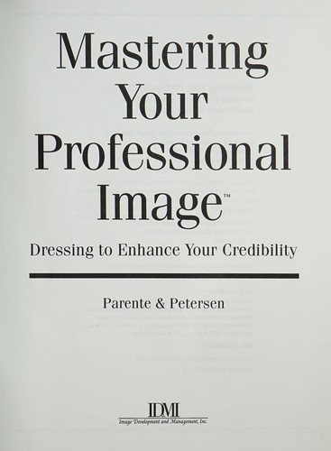 Cover for Mastering your professional image