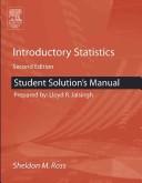 Cover for Student Solutions Manual for Introductory Statistics, Second Edition