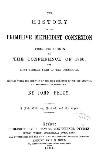 Cover for The history of the Primitive Methodist Connexion