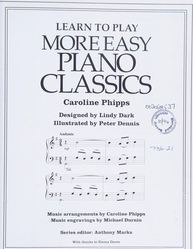 Cover for More Easy Piano Classics