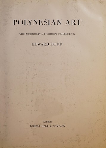 Cover for Polynesian art
