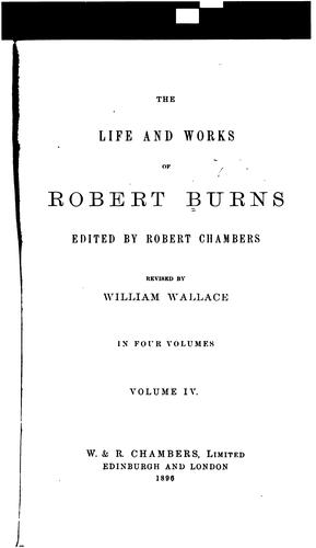 Cover for The Life and Works of Robert Burns