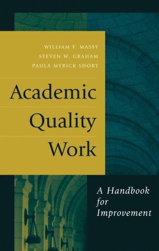 Cover for Academic Quality Work