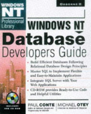Cover for Windows Nt Database Developer's Guide (Windows Nt Professional Library)