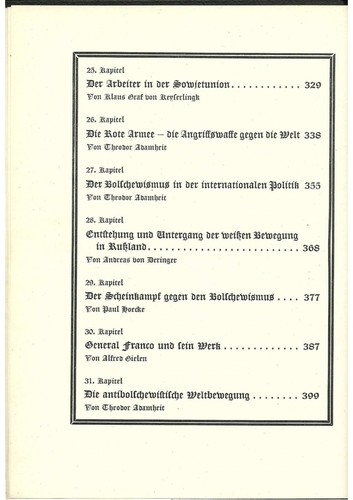 Cover for Der Bolschewismus