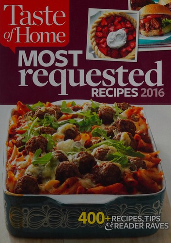 Cover for Most requested recipes 2016