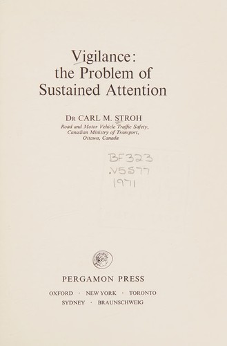 Cover for Vigilance
