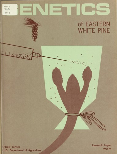 Cover for Genetics of Eastern white pine