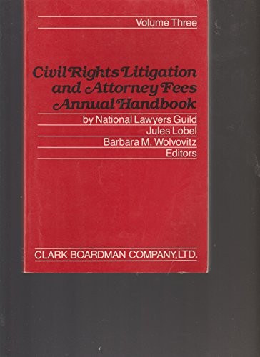 Cover for Civil Rights Litigation and Attorney Fees Annual Handbook ~ Volume Three