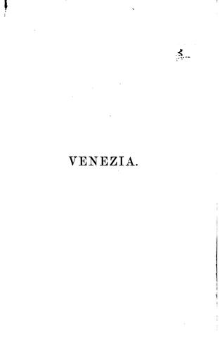 Cover for Venezia: nuovi studi di storia e d'arte