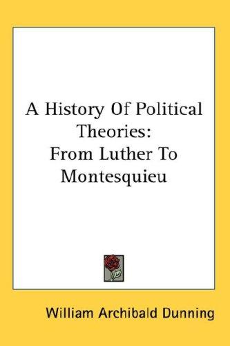Cover for A History Of Political Theories