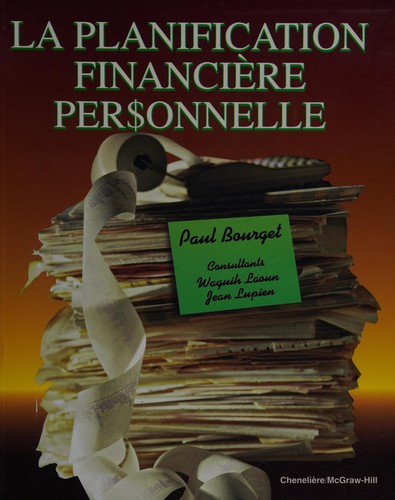 Cover for La planification financière personnelle