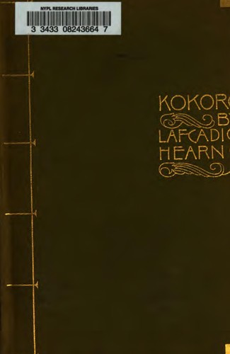 Cover for Kokoro: Hints and Echoes of Japanese Inner Life