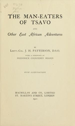 Cover for The man-eaters of Tsavo