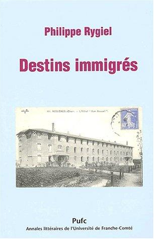 Cover for Destins immigrés