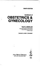 Cover for Handbook of Obstetrics & Gynecology 8th Ed