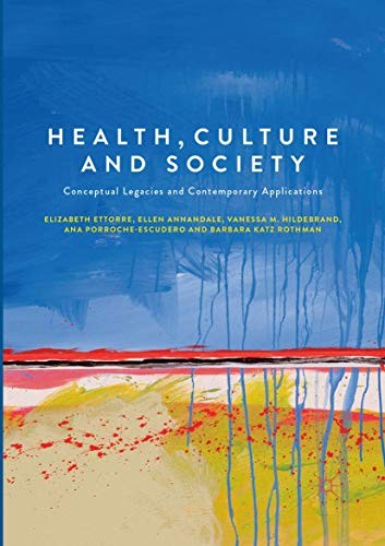 Cover for Health, Culture and Society