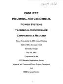 Cover for 2002 IEEE Industrial and Commercial Power Systems Technical Conference