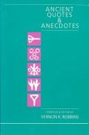 Cover for Ancient quotes & anecdotes