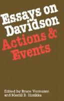 Cover for Essays on Davidson