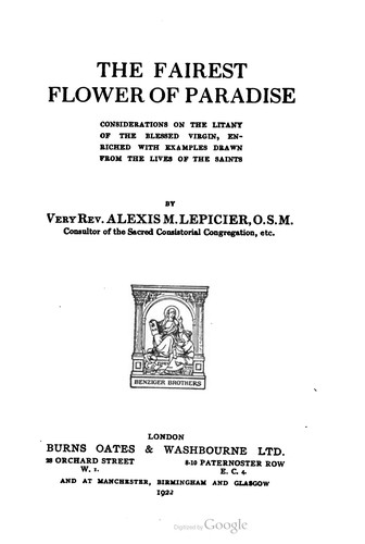 Cover for The fairest flower of paradise