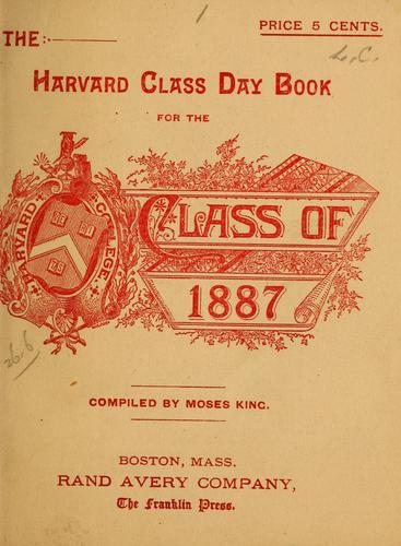Cover for The Harvard '87 class day and commencement book