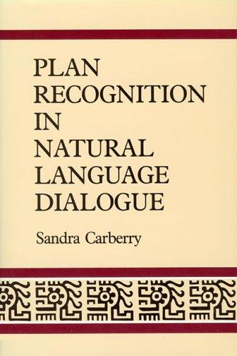 Cover for Plan recognition in natural language dialogue