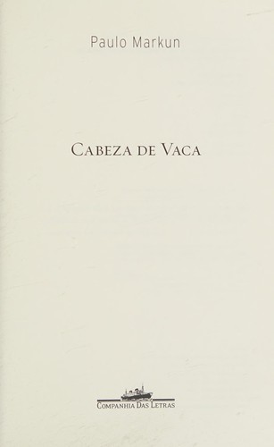 Cover for Cabeza de Vaca