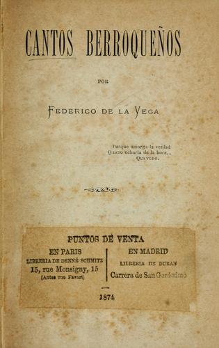 Cover for Cantos berroqueños