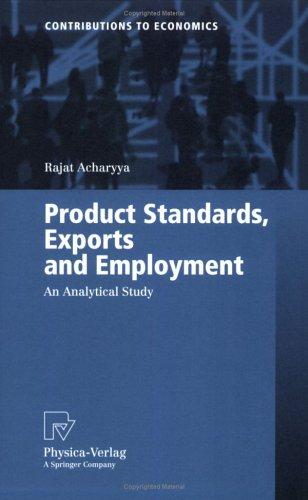 Cover for Product Standards, Exports and Employment