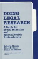 Cover for Doing legal research