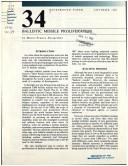 Cover for Ballistic missile proliferation