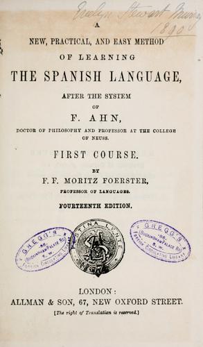Cover for A new, practical, and easy method of learning the Spanish langage