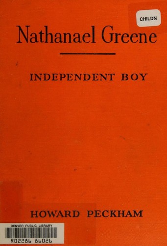 Cover for Nathanael Greene, independent boy