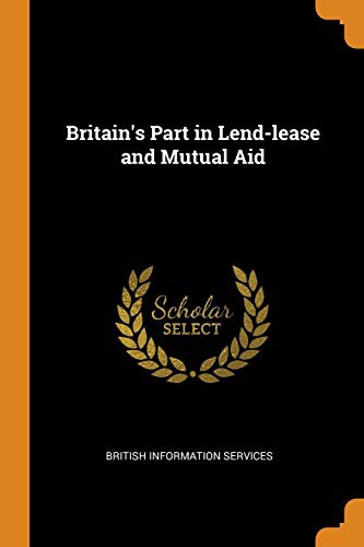 Cover for Britain's Part in Lend-lease and Mutual Aid