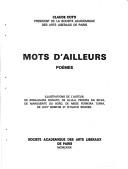 Cover for Mots d'ailleurs