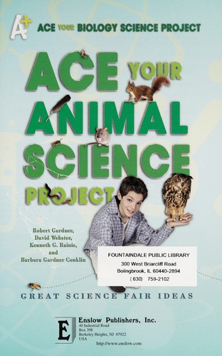 Cover for Ace your animal science project