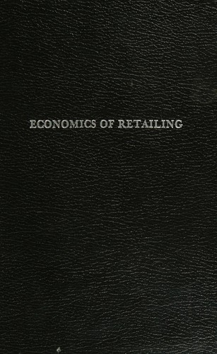 Cover for Economics of retailing